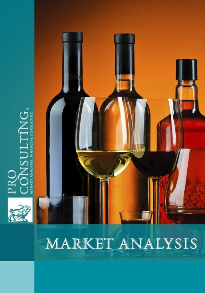 Market research report on alcoholic beverages in Ukraine. 2021-1st quarter. 2024